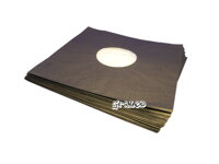 Vnitřní černé papírové pouzdro Deluxe s plastovou fólií na LP desky 