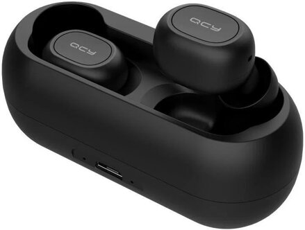 QCY T1C Black - Bezdrátová sluchátka s mikrofonem