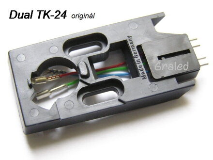 Originální držák přenosky (headshell) Dual TK 24 - zadní strana