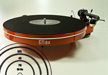 Filcová podložka se stroboskopickým středem Analogis na talíř gramofonu