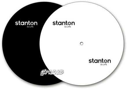 Filcová podložka Stanton DJ LIFE černá, 2 ks